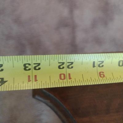 Vintage Demilune Lamp Table