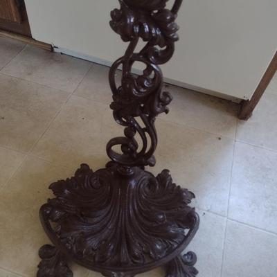 Vintage Cast Metal Umbrella Stand