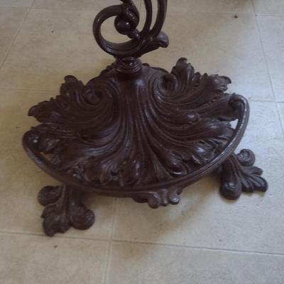 Vintage Cast Metal Umbrella Stand