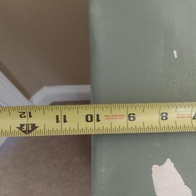 Ceramic Column Shaped Pedestal- Approx 10" Square, 28 1/2" Tall