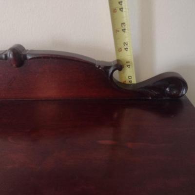 Antique Flame Mahogany Sheet Music Cabinet