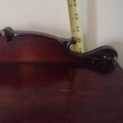 Antique Flame Mahogany Sheet Music Cabinet