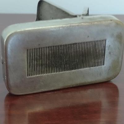 Vintage Metal Advertisement Postage Stamp Case/Match Safe