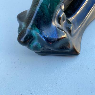 Vintage Blue Mountain Pottery Leaping Dolphin Figurine