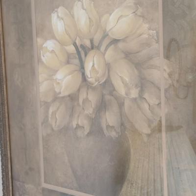Framed Art Floral Print Artwork