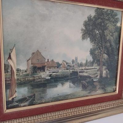 Pair of Vintage Framed Art Prints