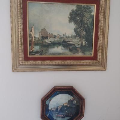 Pair of Vintage Framed Art Prints
