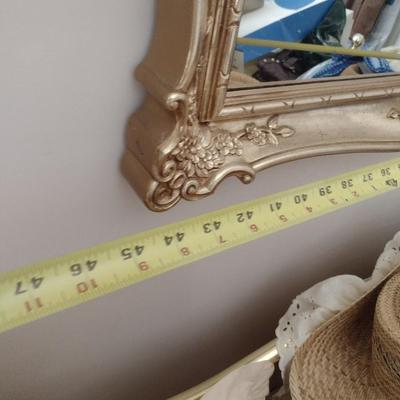 Composite Framed Formal Design Wall Mirror
