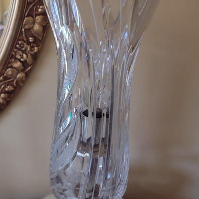 Dresden Crystal Electric Table Lantern Lamp