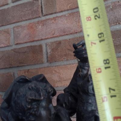 Bronze Mold Hunter Possible Lamp Post Statue