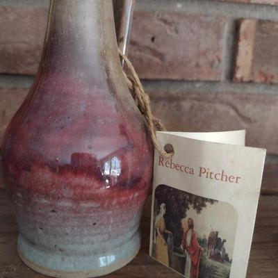 Pair of Nichols Pottery Seagrove, NC Pottery Rebecca Pitcher and Naomi and Ruth Water Vessel