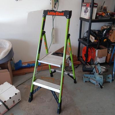 LITTLE GIANT MIGHTY LITE FOLDING STEP STOOL