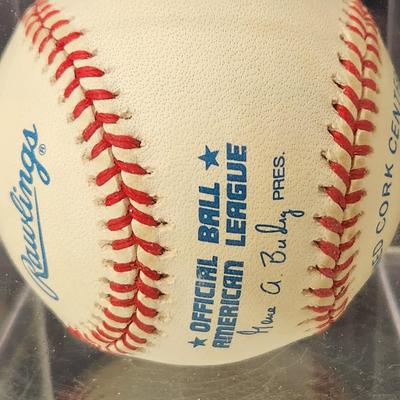 Eugene Kingsdale OMLB Signed Autographed Baseball In Collectors Case