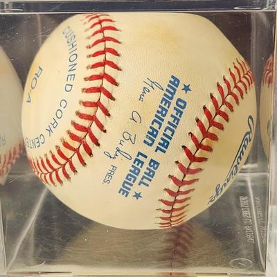 Jay Gibbons Baltimore Oriole OMLB Signed Autographed Baseball In Collectors Case