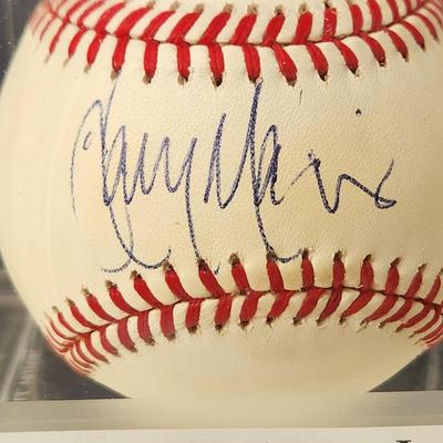 Gary Matthews Jr. OMLB Signed Autographed Baseball In Collectors Case