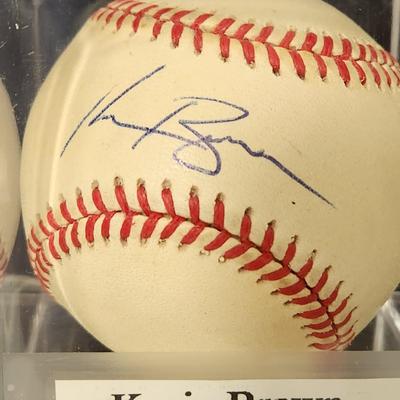 Kevin Brown OMLB Signed Autographed Baseball In Collectors Case