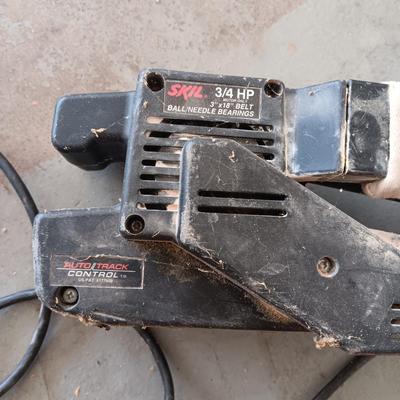 DEWALT 1/2" DRILL AND A BELT SANDER