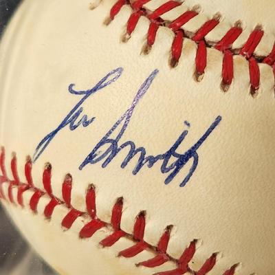 Lee Smith OMLB Signed Autographed Baseball In Collectors Case