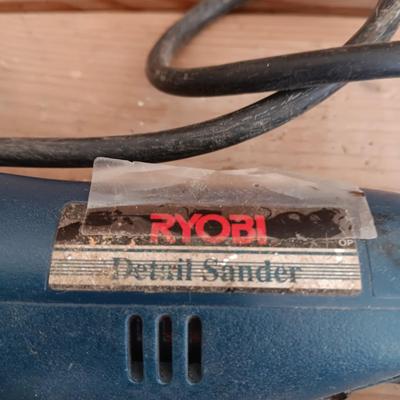 HEAT GUN, DETAIL SANDER, PALM SANDER AND RECHARGEABLE 3/8" DRILL DRIVER