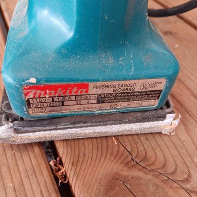 HEAT GUN, DETAIL SANDER, PALM SANDER AND RECHARGEABLE 3/8" DRILL DRIVER