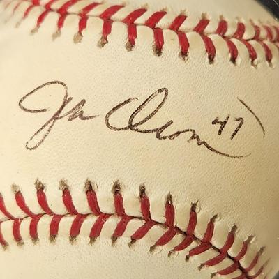 Jesse Orosco 47 OMLB Signed Autographed Baseball In Collectors Case