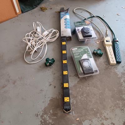 MULTI OUTLET METAL SURGE PROTECTOR, NEW TIMERS AND MORE