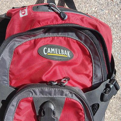 GENTY USED BOOTFOOT HIP WADERS SIZE 11 AND A CAMELBAK