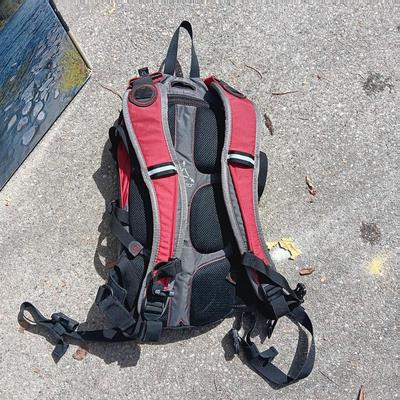 GENTY USED BOOTFOOT HIP WADERS SIZE 11 AND A CAMELBAK