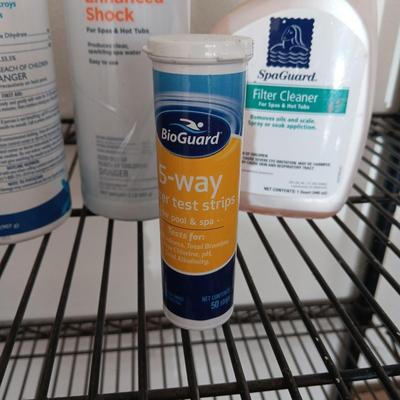 FULL OR ALMOST FULL HOT TUB CHEMICALS