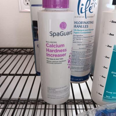 FULL OR ALMOST FULL HOT TUB CHEMICALS