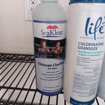 FULL OR ALMOST FULL HOT TUB CHEMICALS