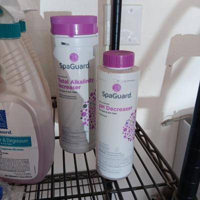 FULL OR ALMOST FULL HOT TUB CHEMICALS