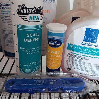 FULL OR ALMOST FULL HOT TUB CHEMICALS