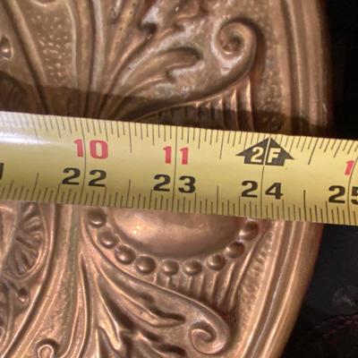 VTG 1950s PEERAGE BRASS WALL PLAQUE