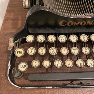 Antique Corona manual typewriter