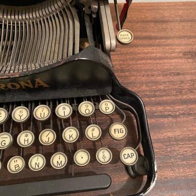 Antique Corona manual typewriter
