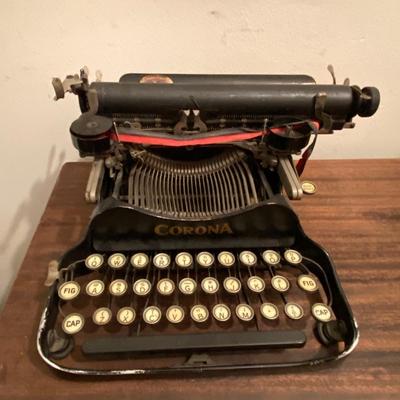 Antique Corona manual typewriter