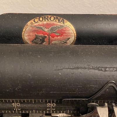 Antique Corona manual typewriter