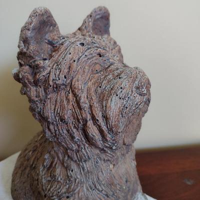 Heavy Terrier Design Lawn Decor- Approx 9 1/2" Tall