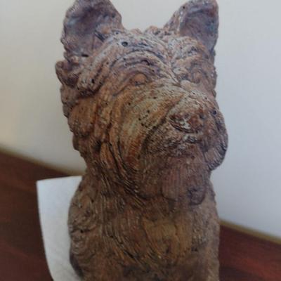 Heavy Terrier Design Lawn Decor- Approx 9 1/2" Tall