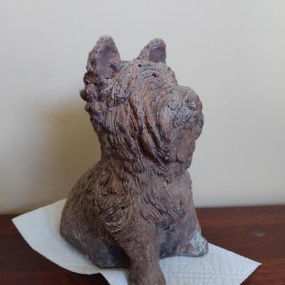 Heavy Terrier Design Lawn Decor- Approx 9 1/2" Tall