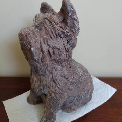 Heavy Terrier Design Lawn Decor- Approx 9 1/2" Tall