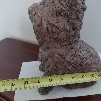 Heavy Terrier Design Lawn Decor- Approx 9 1/2" Tall
