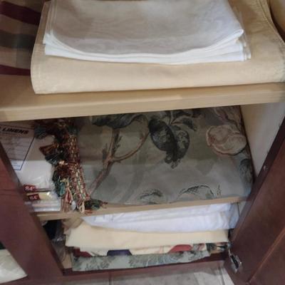 Collection of Table Linens- Table Cloths and Napkins