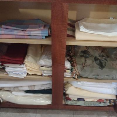 Collection of Table Linens- Table Cloths and Napkins
