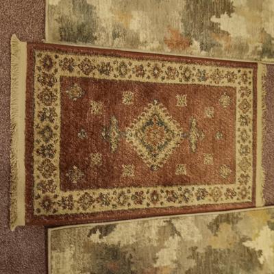 3 THROW RUGS