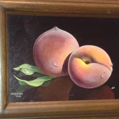 Collection of Framed Kitchen Art- Some Hand Painted by Local Artist