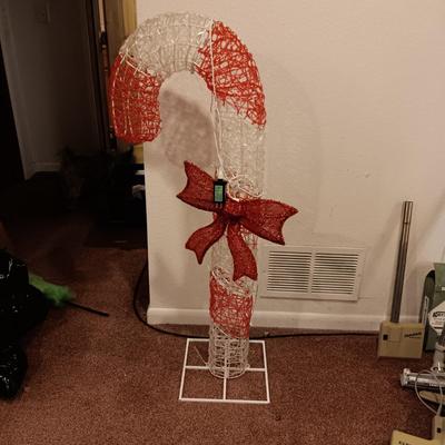 48 INCH LIGHTED CANDY CANE