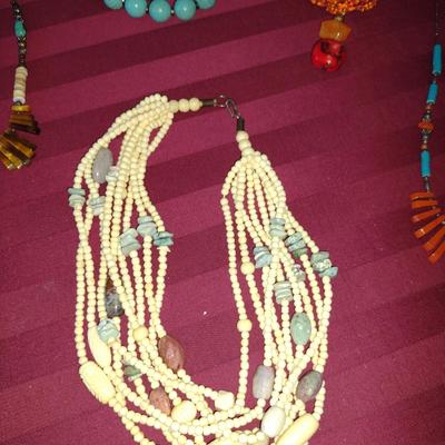 Collection of Jewelry with Stone Accents