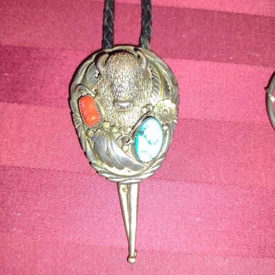 Collection of Bolo Ties- Two are Sterling Silver